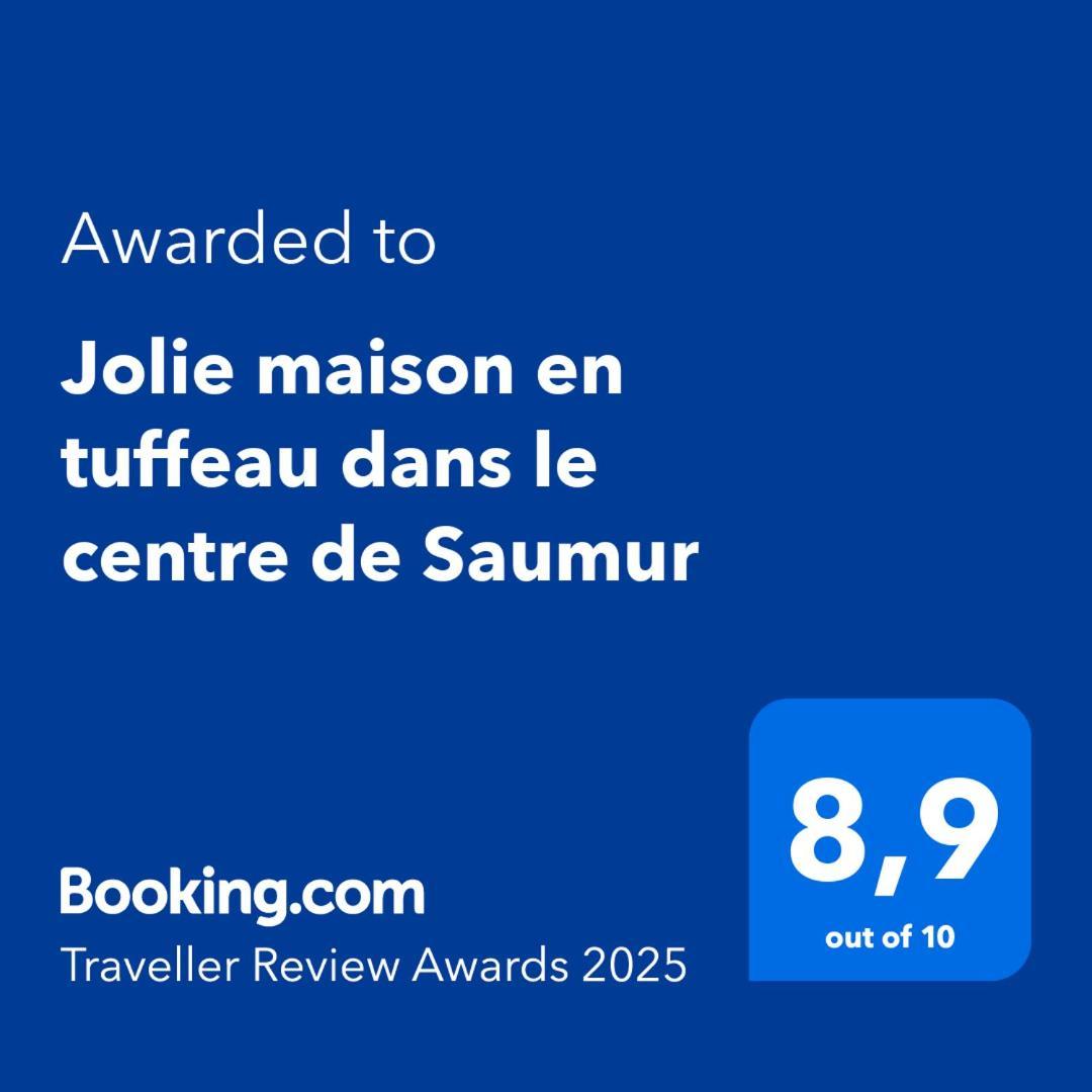 Jolie Maison Tuffeau Centre De Saumur Avec Local Velos Сомюр Екстериор снимка